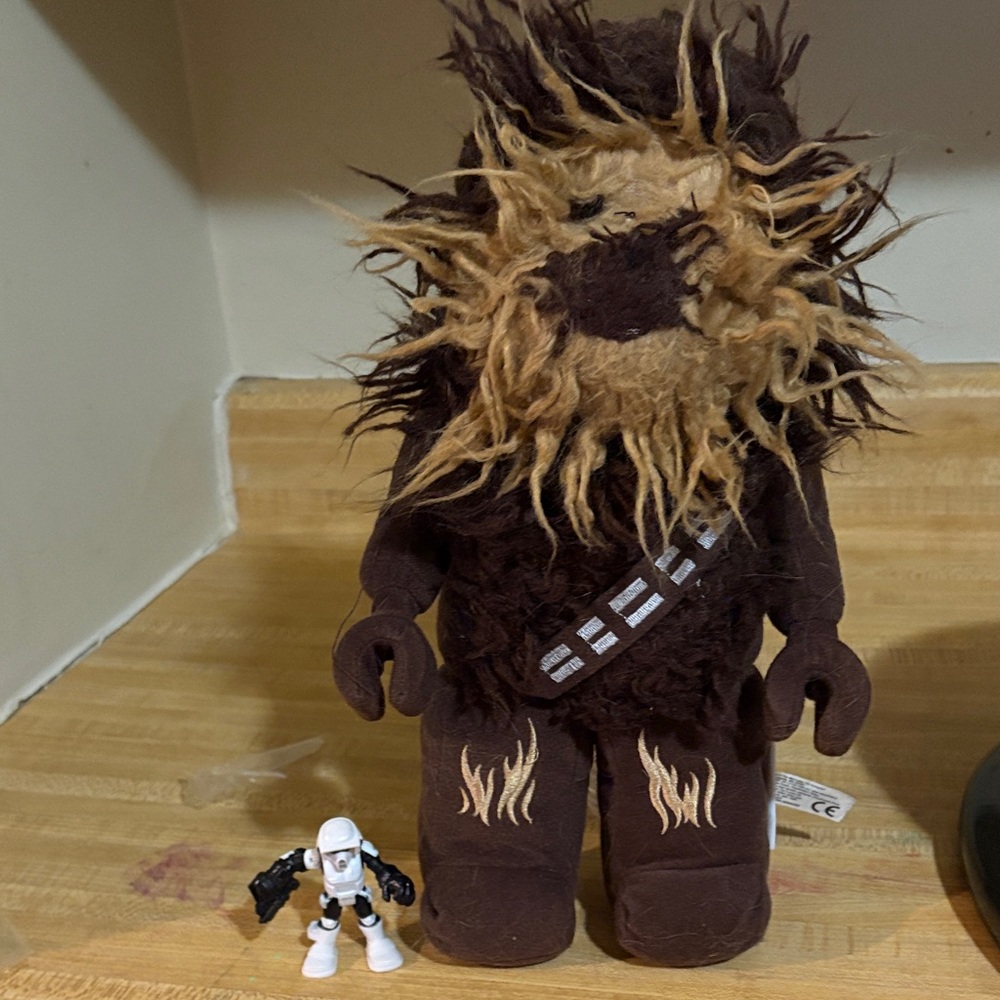 A-roar-able Chewie Lego Star Wars Plush with bonus Mini Stormtrooper